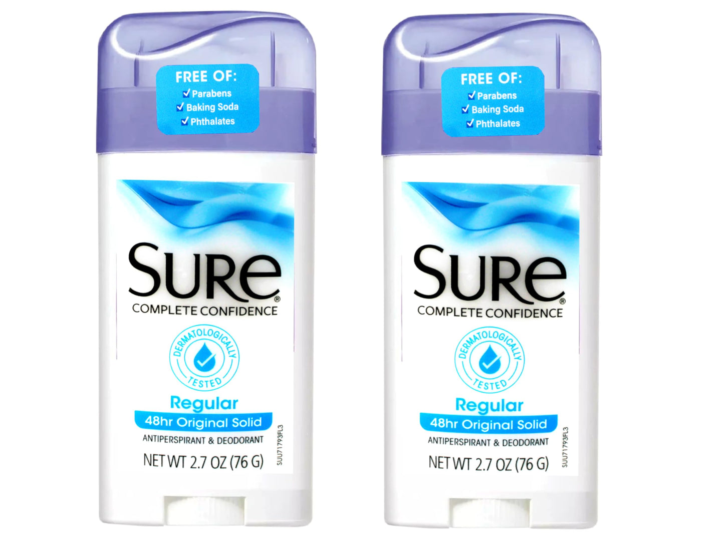 Sure Deodorant 1.7 Ounce Original Solid Regular (50ml) (2 Pack) Beauty and Personal Care Sure