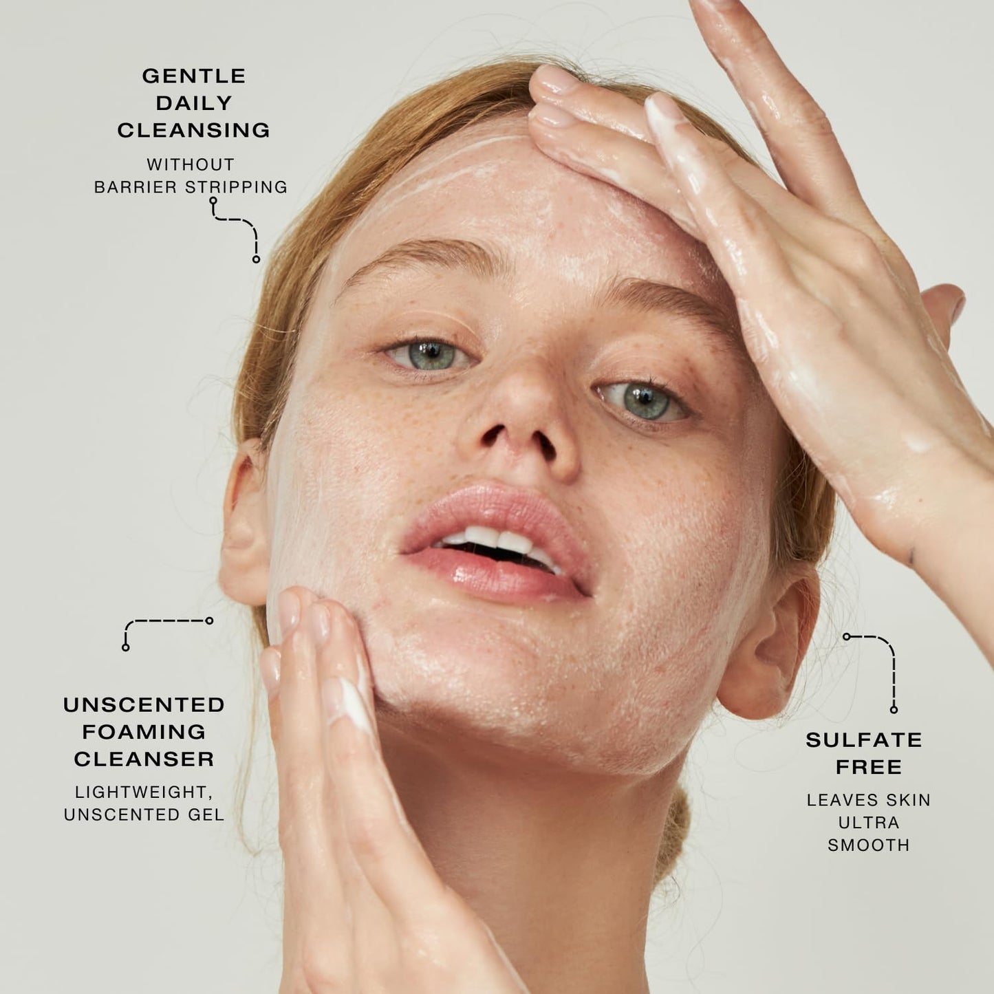 Biba De Sousa, The Mandelic Cleansing Gel - Gentle, Sulfate-Free Foaming AHA and Mandelic Acid Skin Cleanser- Antioxidant Botanical Blend - For All Beauty & Personal Care Biba De Sousa