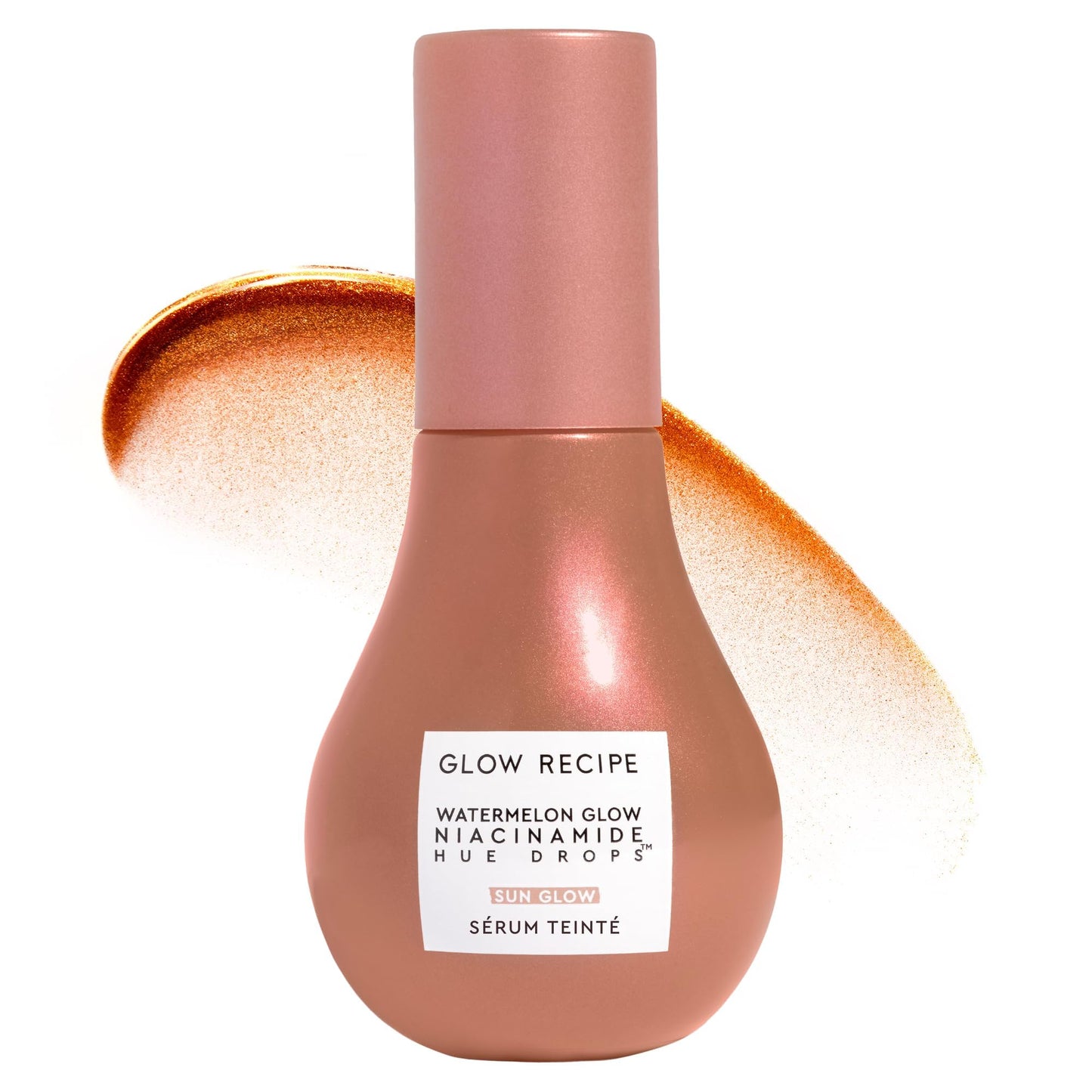 Glow Recipe Hue Drops Bronzing Drops, Tinted Face Serum, Glow Primer + Liquid Highlighter, Niacinamide + Hyaluronic Acid, Radiant Warm Glow, Sunglow Beauty & Personal Care Glow Recipe