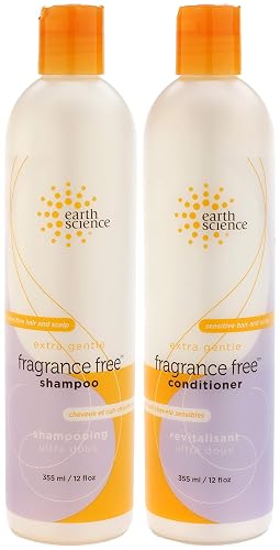 EARTH SCIENCE - Extra Gentle Fragrance Free Shampoo & Conditioner Set (12 oz.) Beauty & Personal Care Earth Science