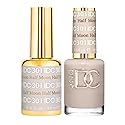DND DC Gel Polish Set, Grey Collection, UV/LED Gel Polish and Air Dry Nail Lacquer, Matching Chip-Free Polish Duo, 301 Half Moon, 0.5 Fl Oz Beauty & Personal Care DAISY DND