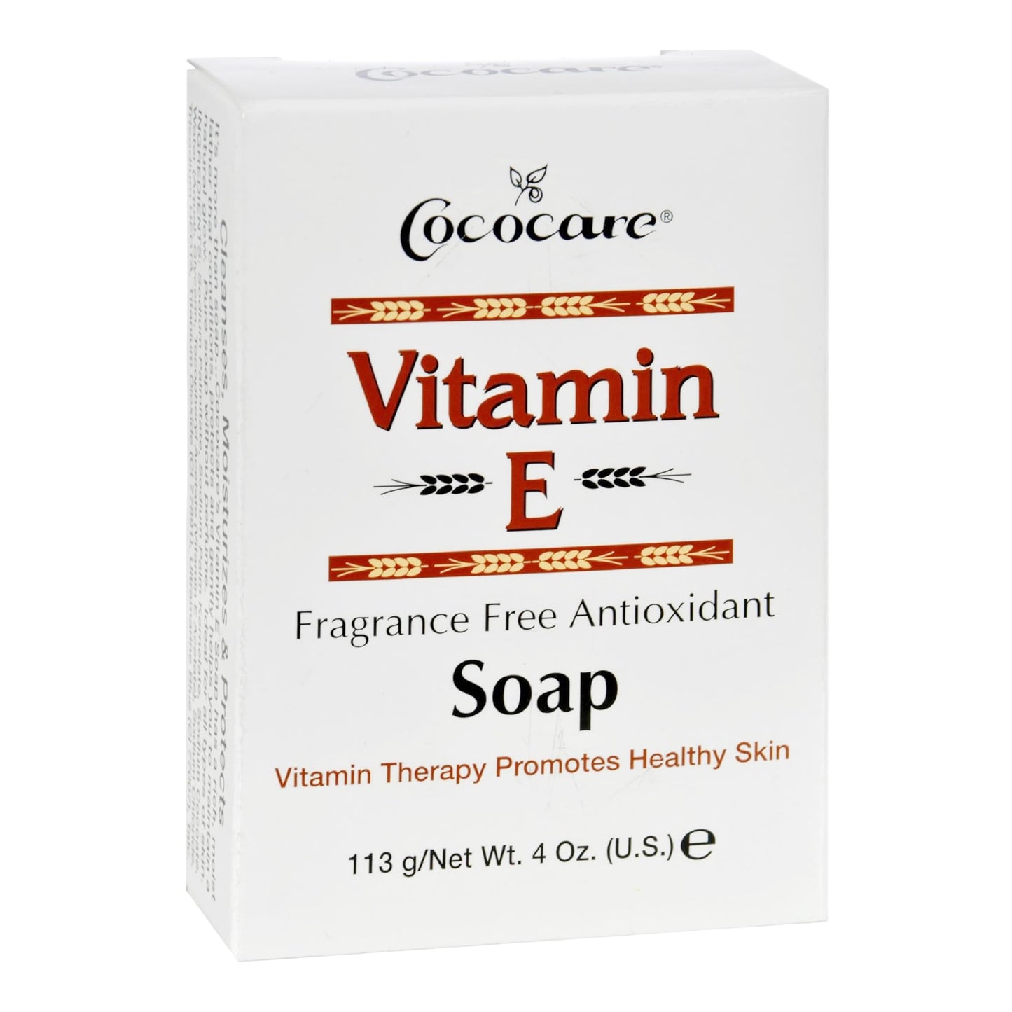 Cococare Vitamin E Soap 4 oz (Pack of 4) Beauty & Personal Care COCOCARE