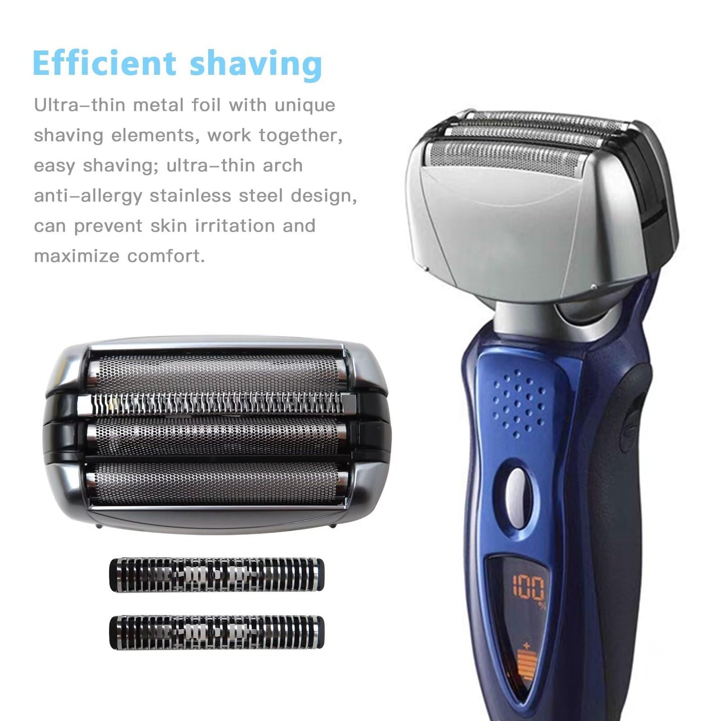 a-rc4 Shaver Foil &Inner Blade (Cutters) ES8243AA WES9020PC ES8243(A), ES8249, ES8343A, ES8349S, ES8249K Compatible for Panasonic a-rc 4 Beauty and Personal Care GruDawu