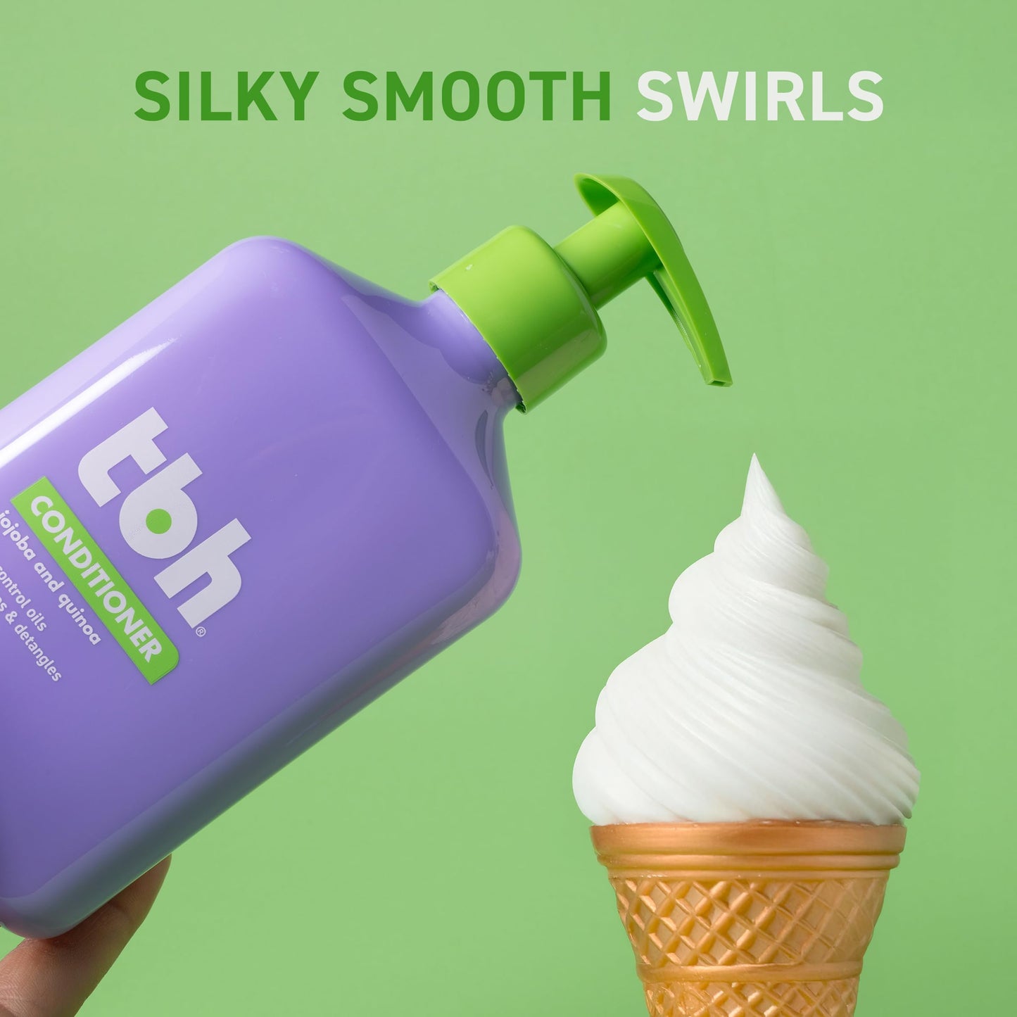 TBH Kids & Teen Shampoo and Conditioner Set - Sulfate & Paraben Free, Lightweight & Hydrating Hair Care for All Hair Types - 2-Pack, 32 oz Each Beauty & Personal Care TBH