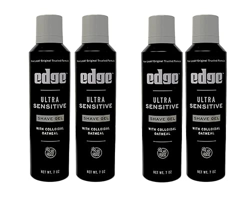 Edge Shave Gel Ultra Sensitive, Fragrance Free 7 oz ( Pack of 4) Beauty & Personal Care Edge