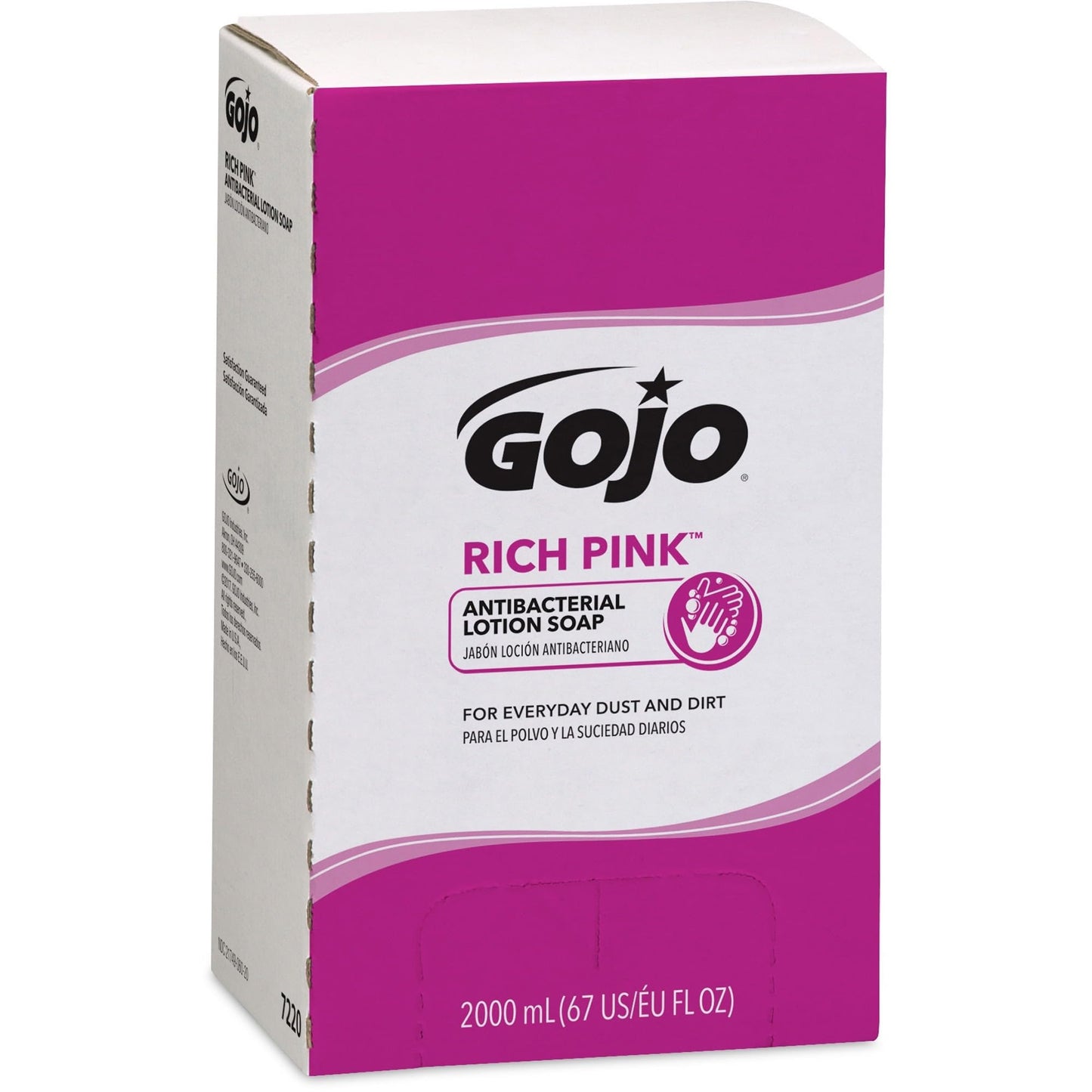 Gojo Rich Pink Antibacterial Lotion Soap Refill Beauty & Personal Care GOJO