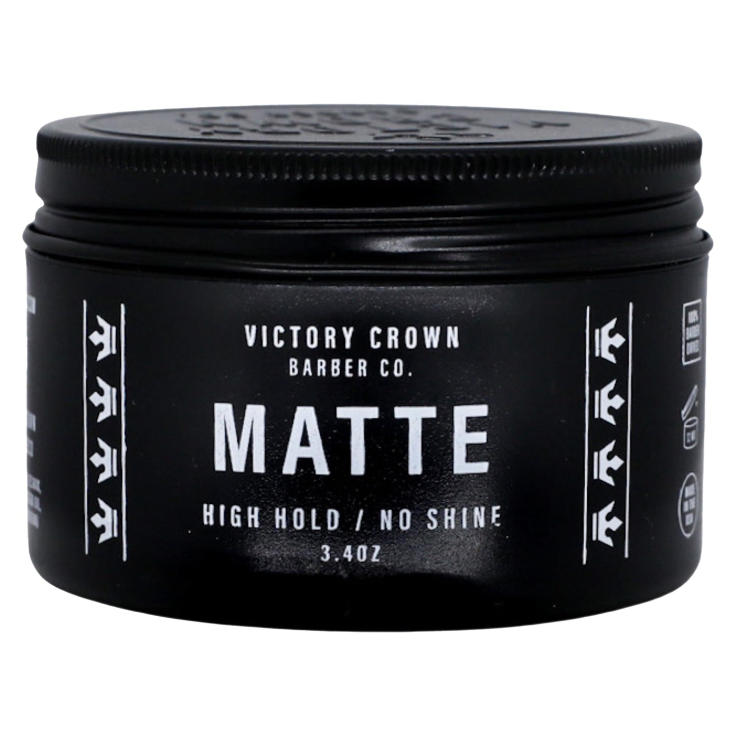 Victory Crown Matte Pomade High Hold & No Shine Hair Styling Wax for Natural & Sophisticated Looks, 3.4 Oz Beauty & Personal Care Victory Crown