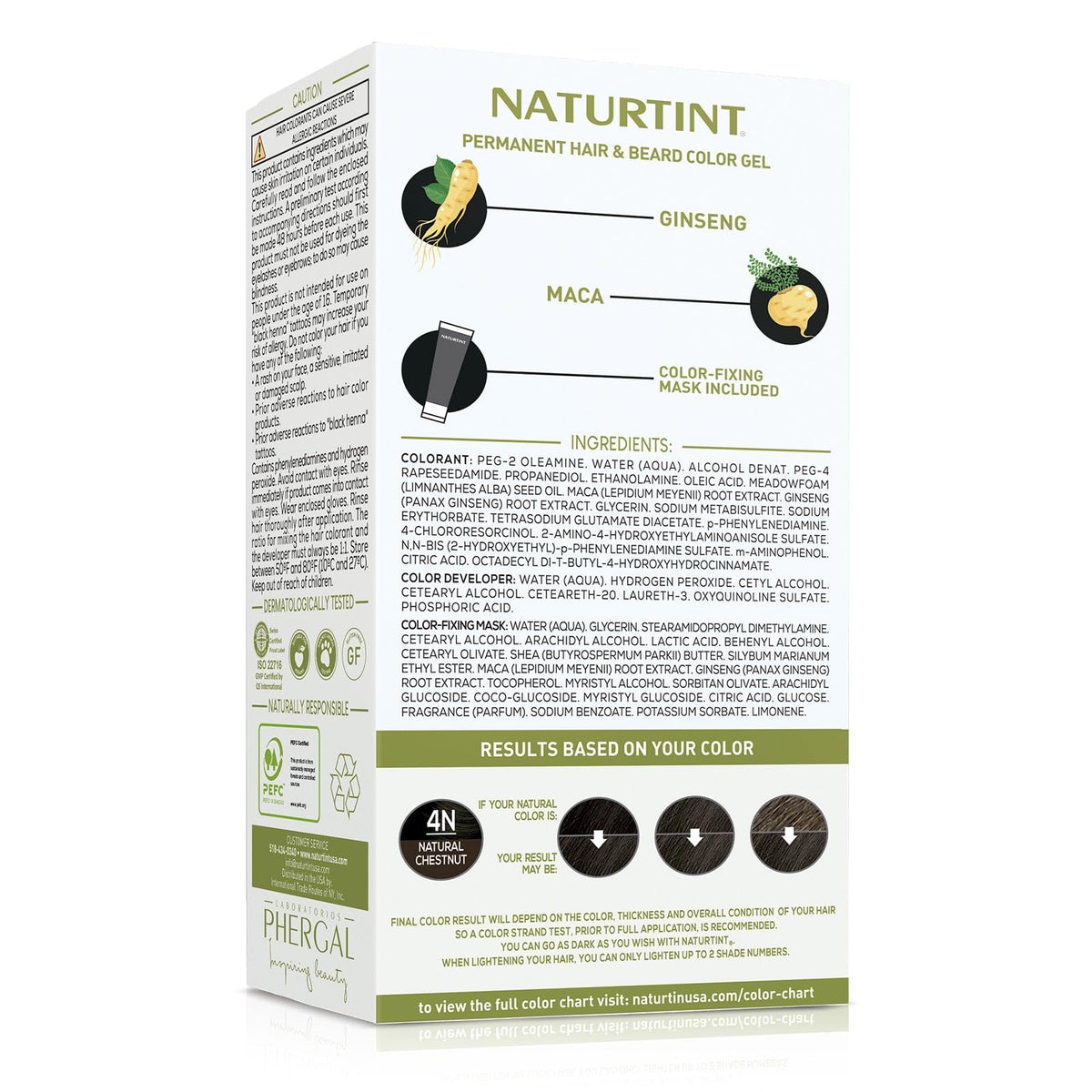 Naturtint Mens Permanent Hair Color for Hair Beard and Mustache (4N Men's Natural Chestnut) Beauty & Personal Care Naturtint