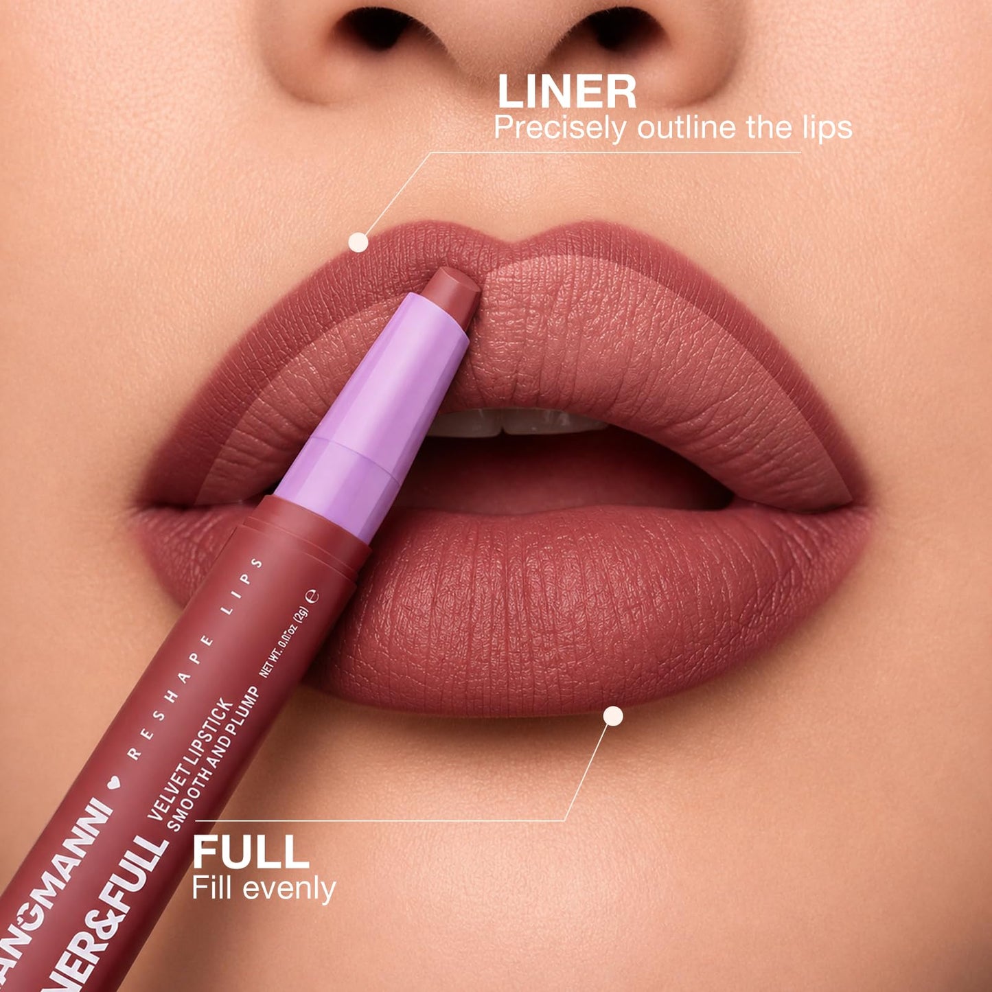 8Pcs Velvet Matte Lipstick Set, Nude to Dark Shades, Long-Lasting,Color Beauty and Personal Care Jolilab