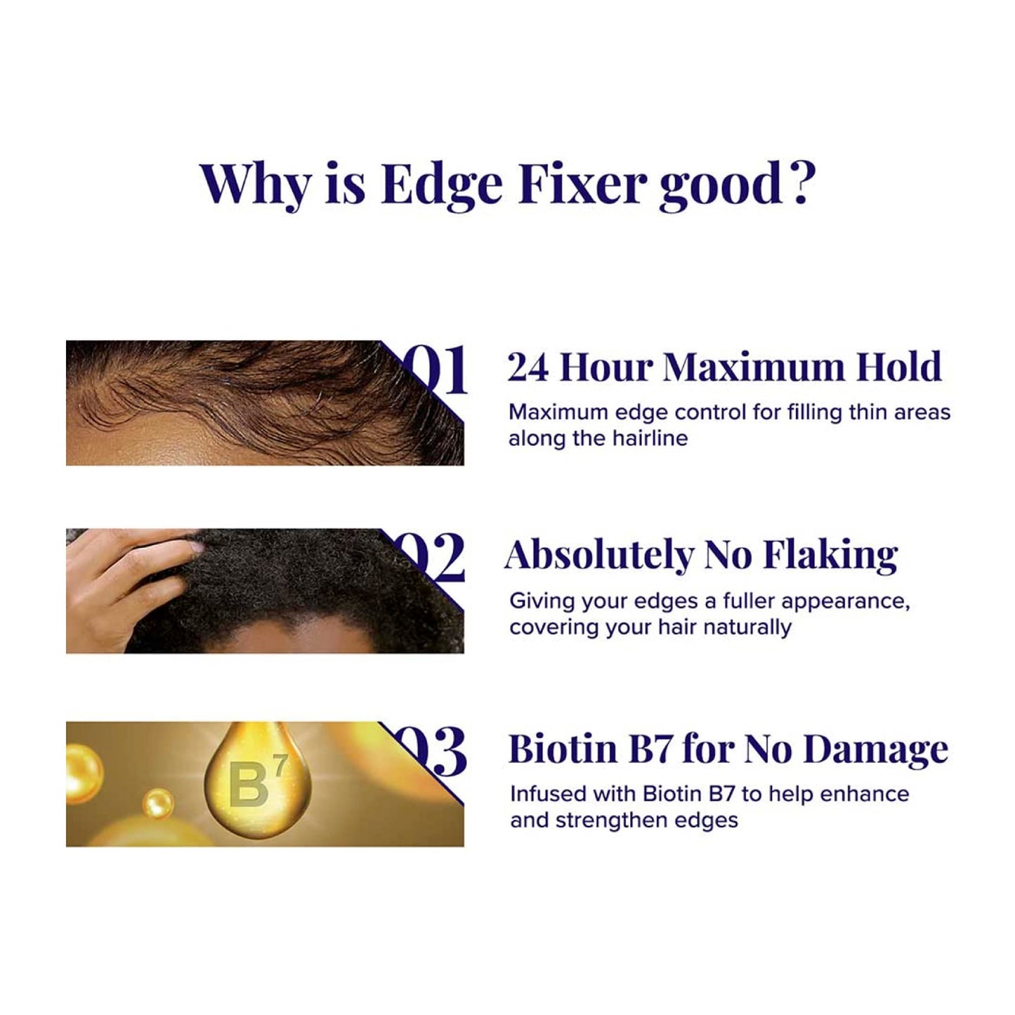 Red by Kiss Edge Fixer 24 Hour Maximum Hold Edge Wax No Flaking Biotin B7 Infused Hair Gel 3.38 fl.oz (Unscented) Beauty & Personal Care Red by Kiss