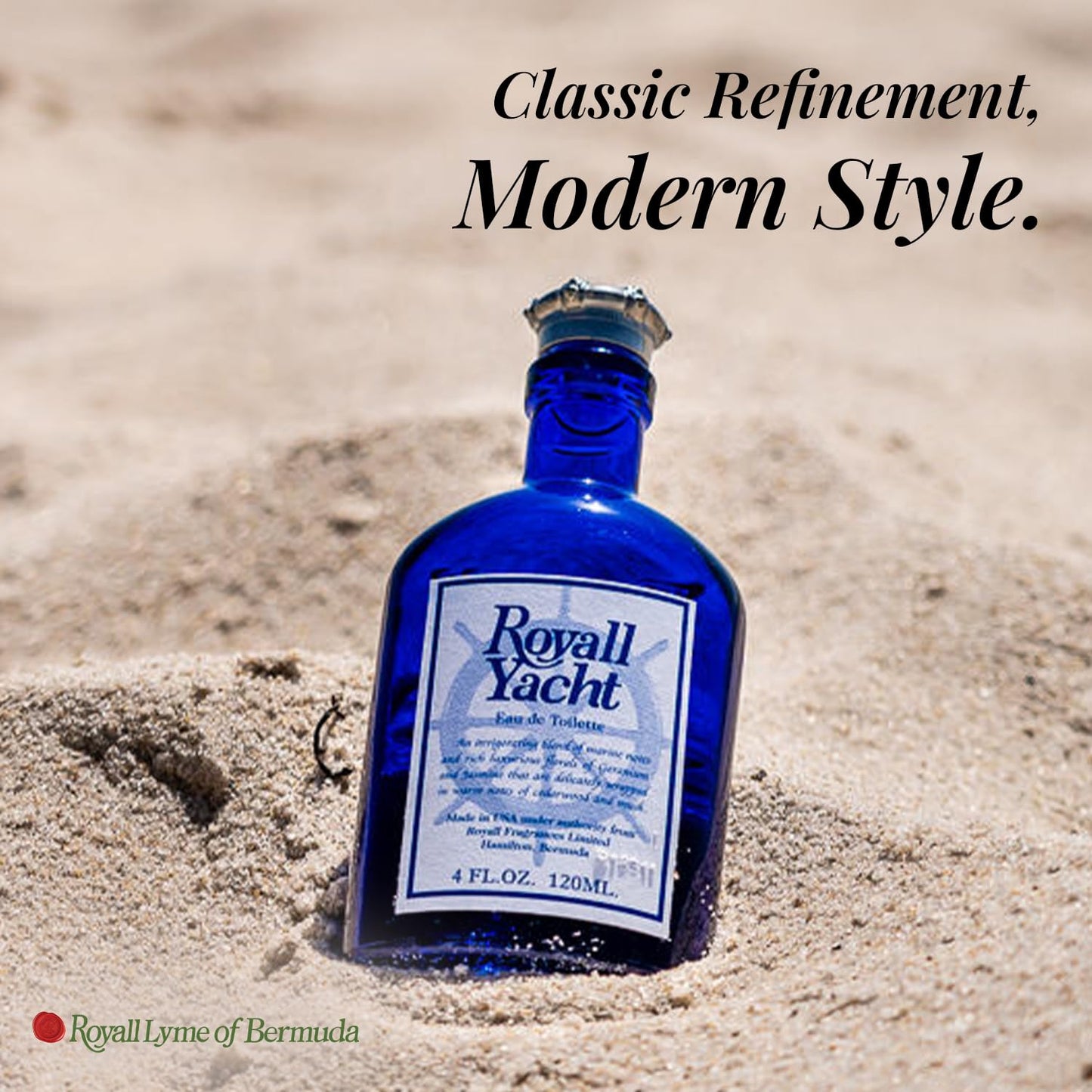 Royall Yacht Eau de Toilette, Classic Aftershave Cologne for Men with Bay Rum, Royal Lyme Fine Perfume Scent, Fragrance Gift, Masculine Grooming Beauty & Personal Care ROYALL LYME