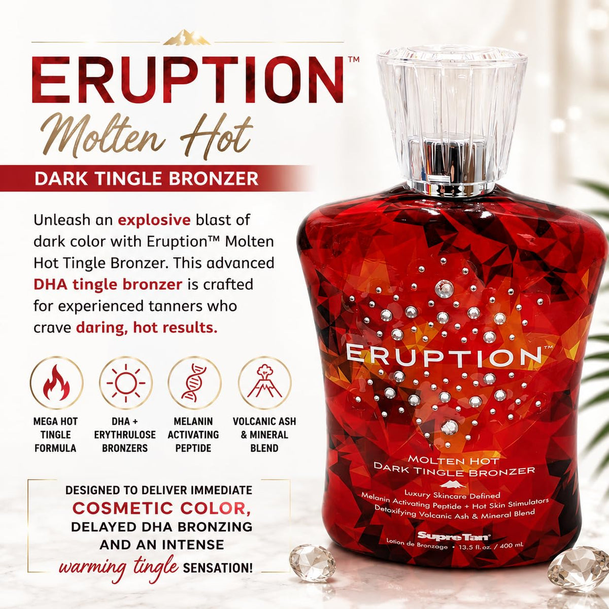 Eruption Molten Hot Dark Tingle Bronzer 13.5oz