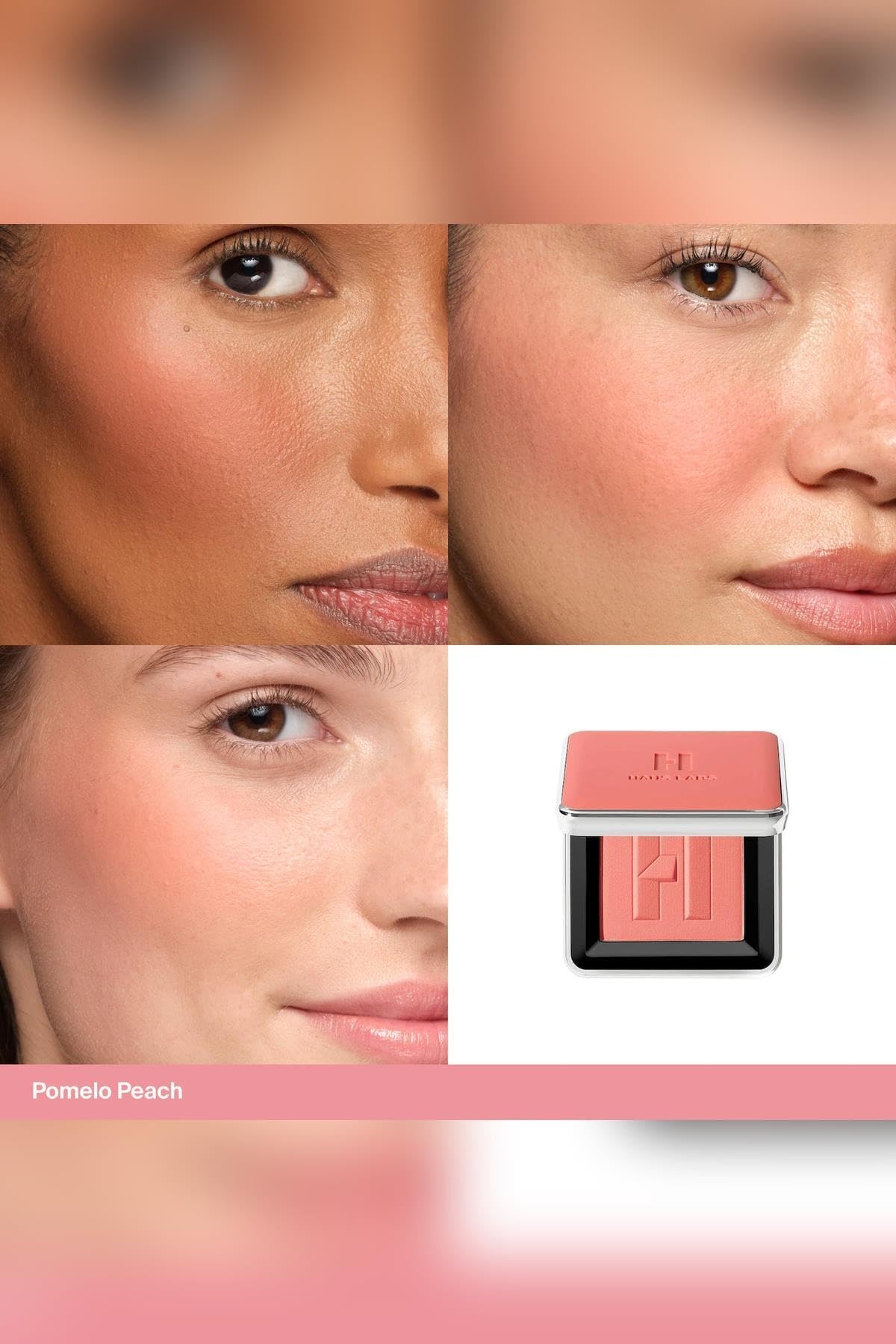 HAUS LABS BY LADY GAGA Color Fuse Talc-Free Blush Powder - Pomelo Peach, Soft Coral - Fermented Arnica, Hydraberry, Squalane - Natural Finish,
