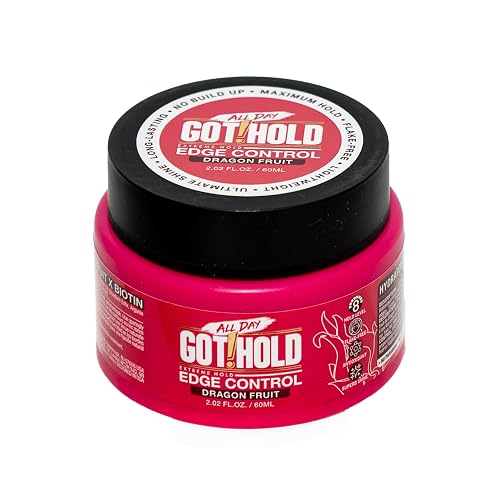 ALL DAY GOT HOLD Extreme hold Dragon Fruit Edge Control 2.02 fl.oz/60ml Beauty & Personal Care ALL DAY GOT HOLD