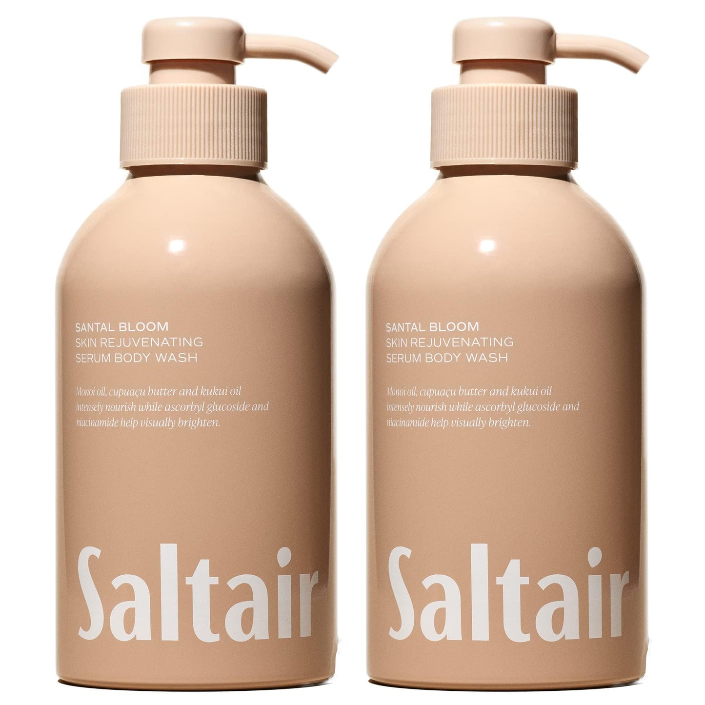 Saltair Body Wash 2-Pack - Santal Bloom - Moisturizing Body Wash with Monoi Oil and Cupuacu Butter - Scented Shower Gel for Women and Men - 2x 17oz Beauty & Personal Care Saltair