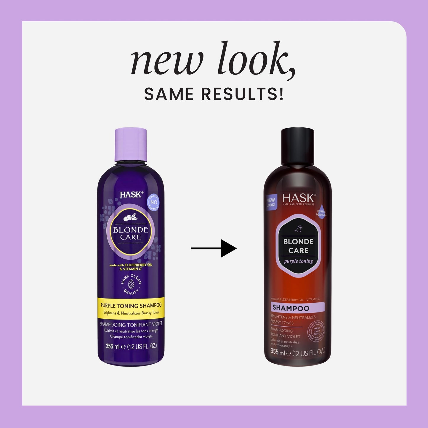 HASK Blonde Care Shampoo + Conditioner Set for Blonde Hair | Sulfate-Free, Gluten-Free, Vegan, Color Safe | 12oz each Beauty & Personal Care HASK