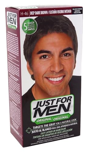 Just For Men Shampoo In #H-46 Haircolor Deep Dark Brown (2 Pack) Beauty & Personal Care Just for Men