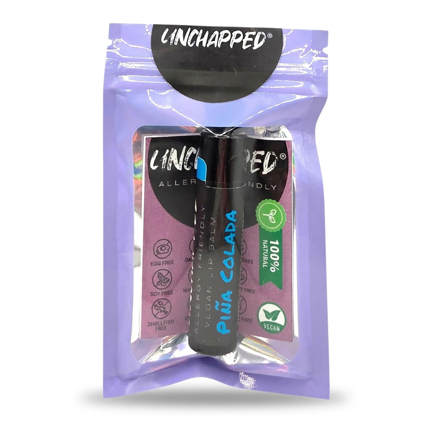 UNCHAPPED Vegan Lip Balm - All Natural and Free of Beeswax, Soy, Nut, and Top 9 Food Allergens (Piña Colada) Beauty and Personal Care UNCHAPPED