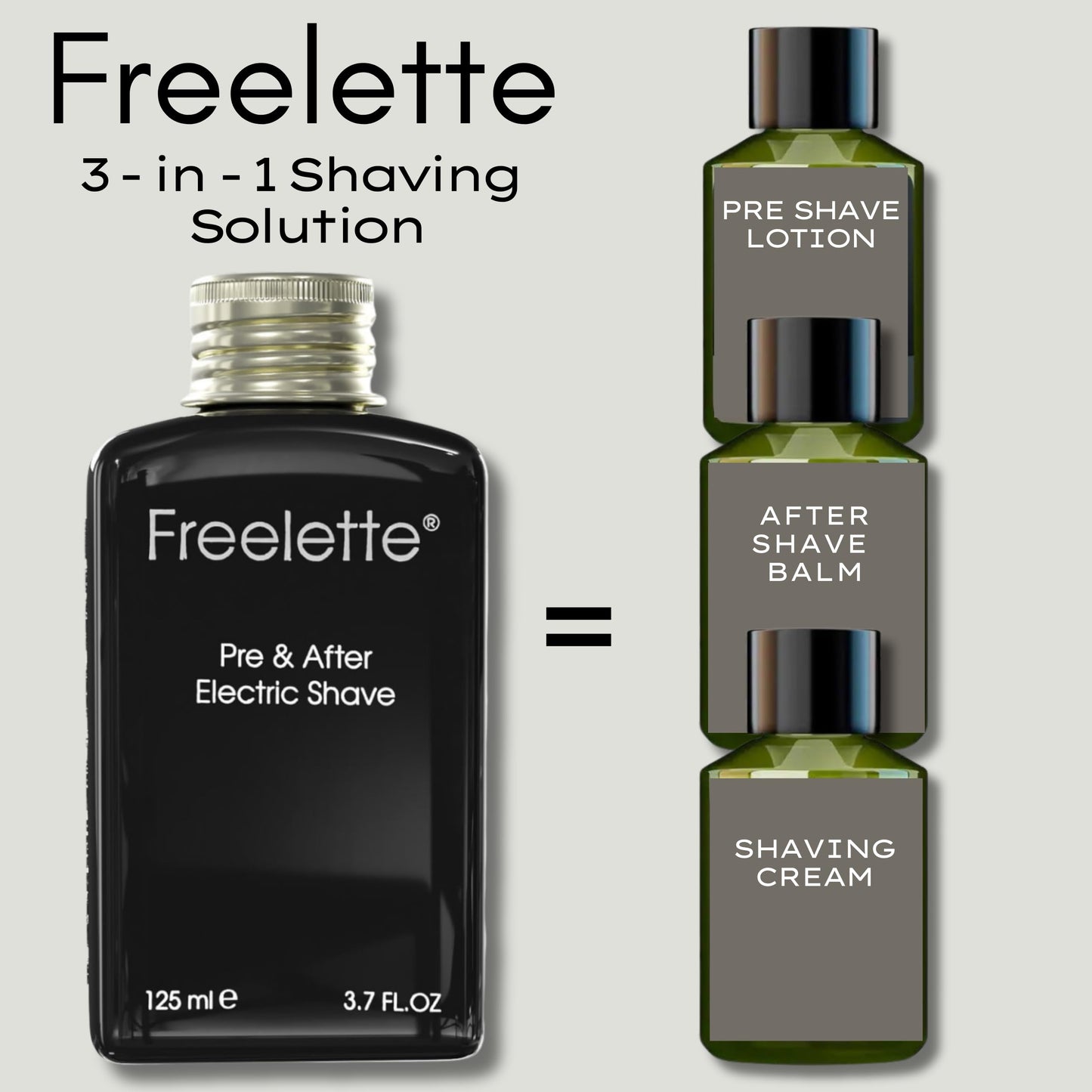 Pre Electric Shave After Shave Lotion Cream - Best For Close Shave - Smooth Irritation-Free Shaving - Shooting and Mousturising Formula Balm. Beauty and Personal Care Pherolink