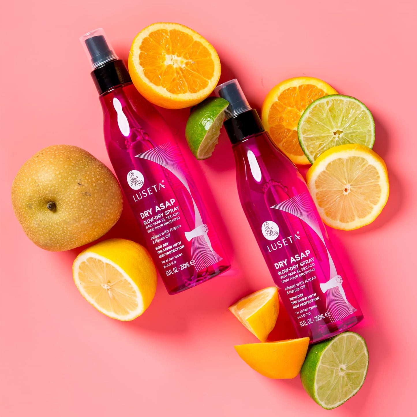 Luseta ASAP Blow-Dry Spray with Argan & Marula Oil - Heat Protectant for All Hair Types, Sulfate & Paraben Free, 8.5oz Beauty & Personal Care L LUSETA