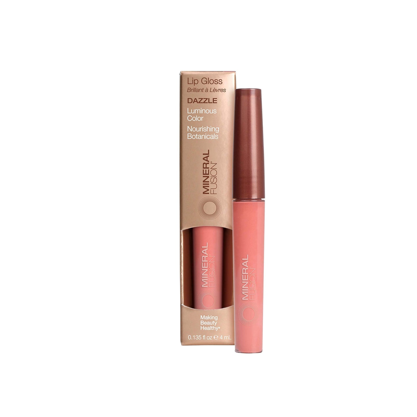 Mineral Fusion Lip Gloss, Dazzle, 0.135 Ounce Beauty & Personal Care Mineral Fusion