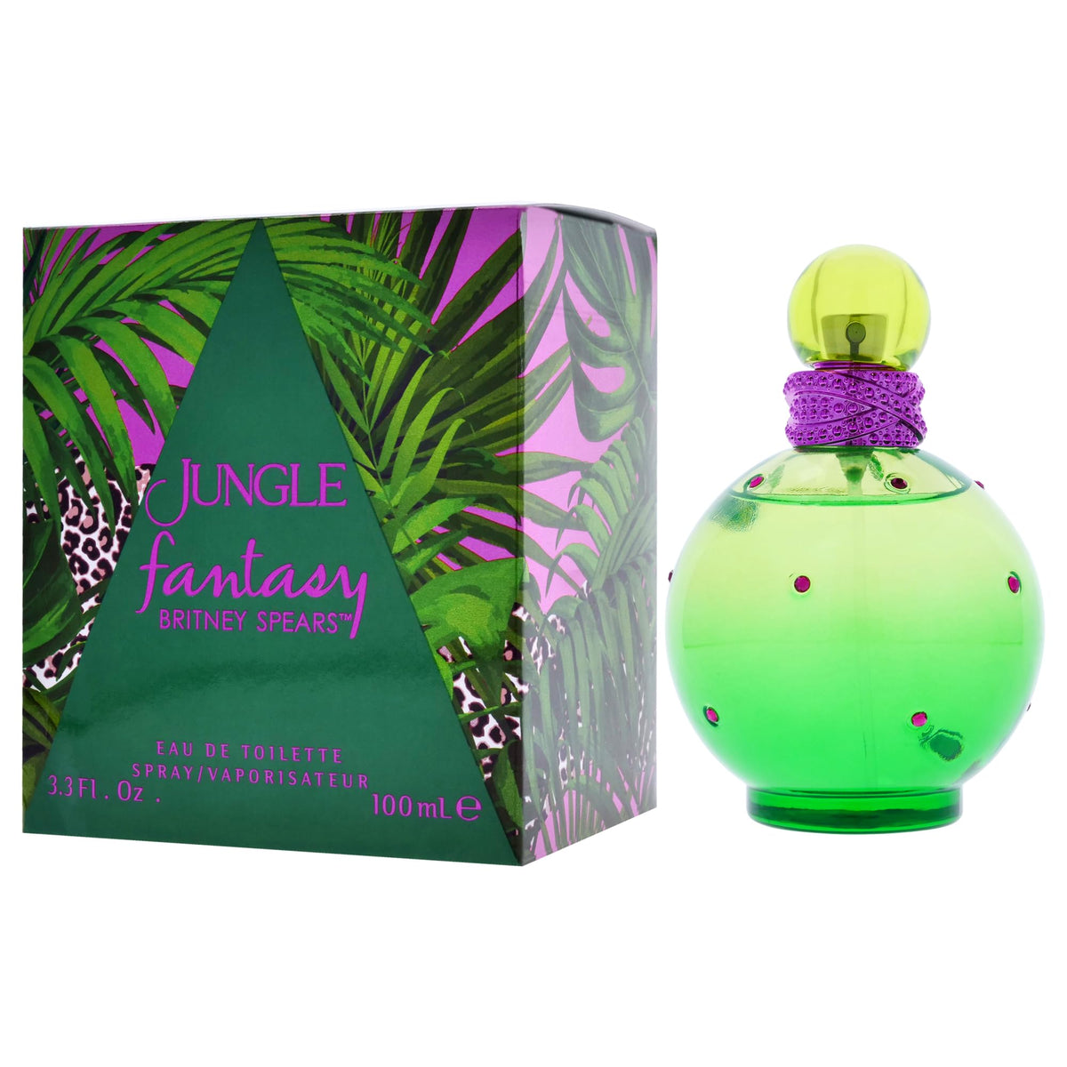 Britney Spears Jungle Fantasy Limited Edition Eau De Toilette Spray for Women, 3.3 Fl Oz Beauty & Personal Care Britney Spears
