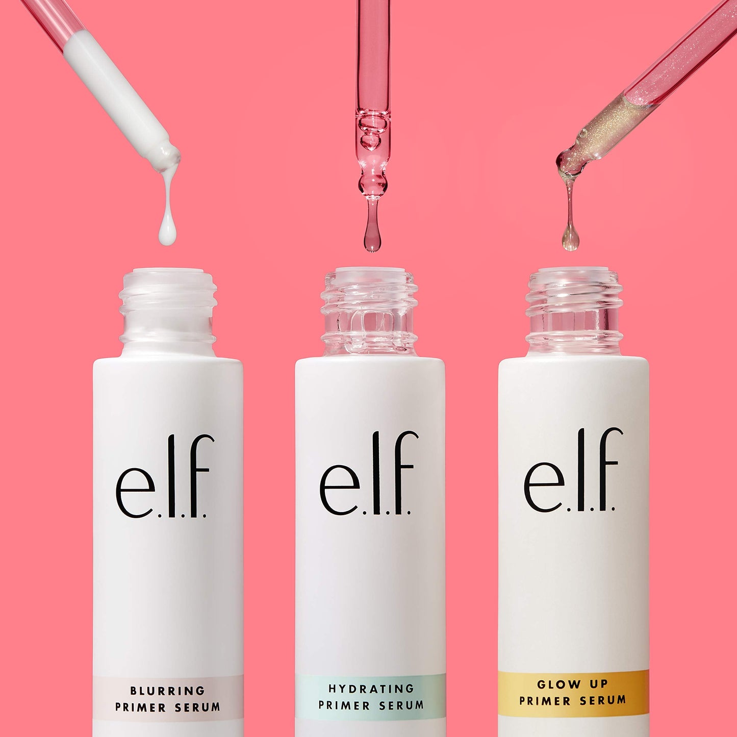 e.l.f. Glow Up Primer Serum, Weightless Makeup Base, Hydrates & Preps, Use Alone or Pair Beauty & Personal Care e.l.f.