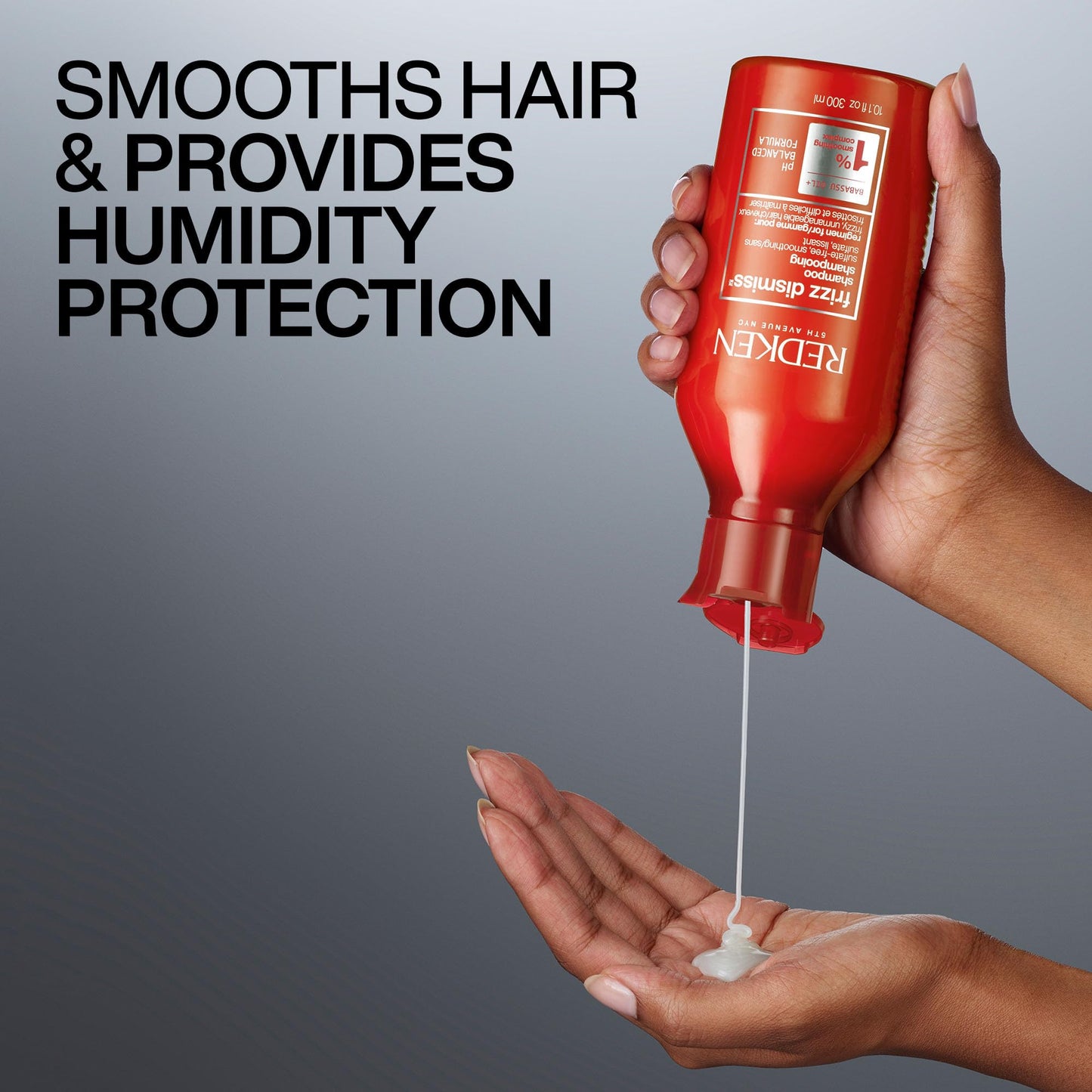 Redken Frizz Dismiss Shampoo | Sulfate Free Shampoo For Frizzy Hair | Gently Cleanses, Smooths, and Adds Shine | Weightless Long-Lasting Frizz Control Beauty & Personal Care Redken
