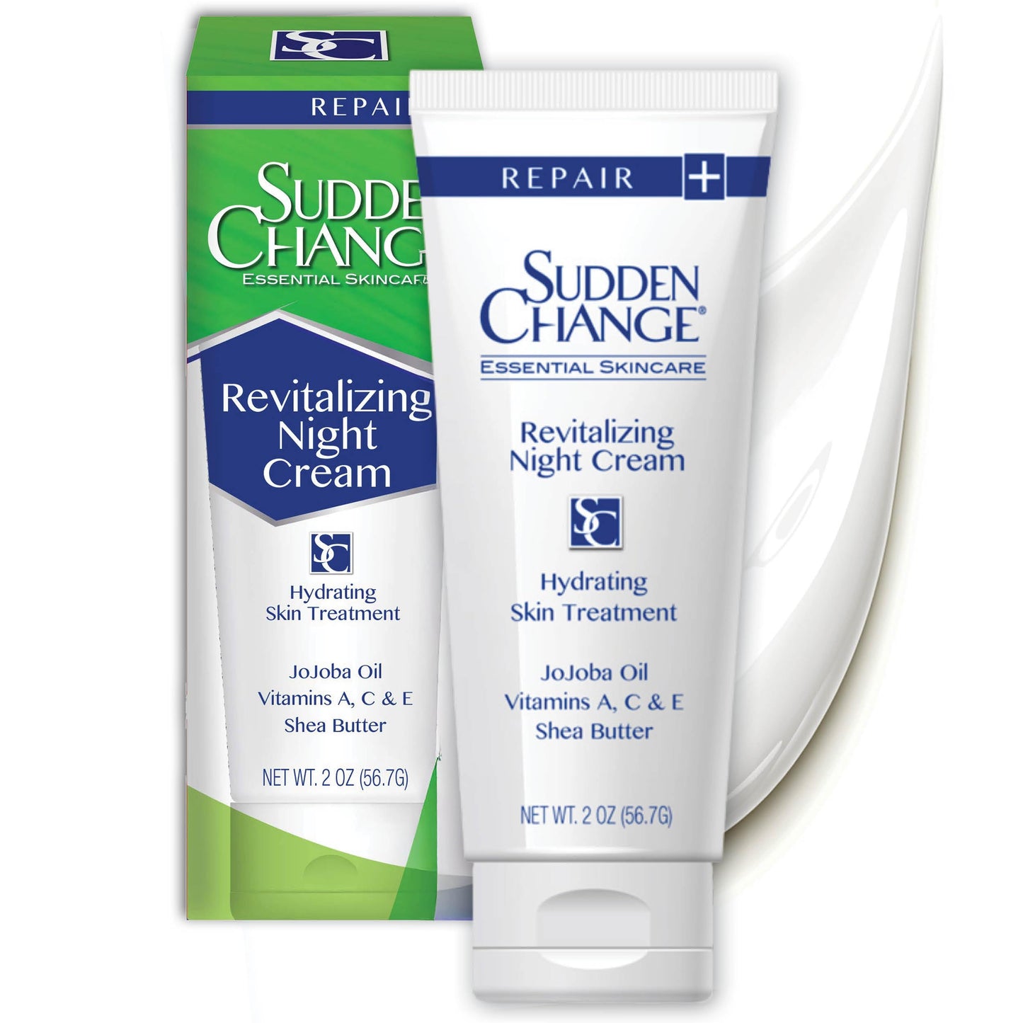 Sudden Change Revitalizing Night Cream - Face Lotion For Deep Wrinkles - Clinically Proven & Recommended By Professionals - Collagen & Elastin Booster Beauty & Personal Care Sudden Change