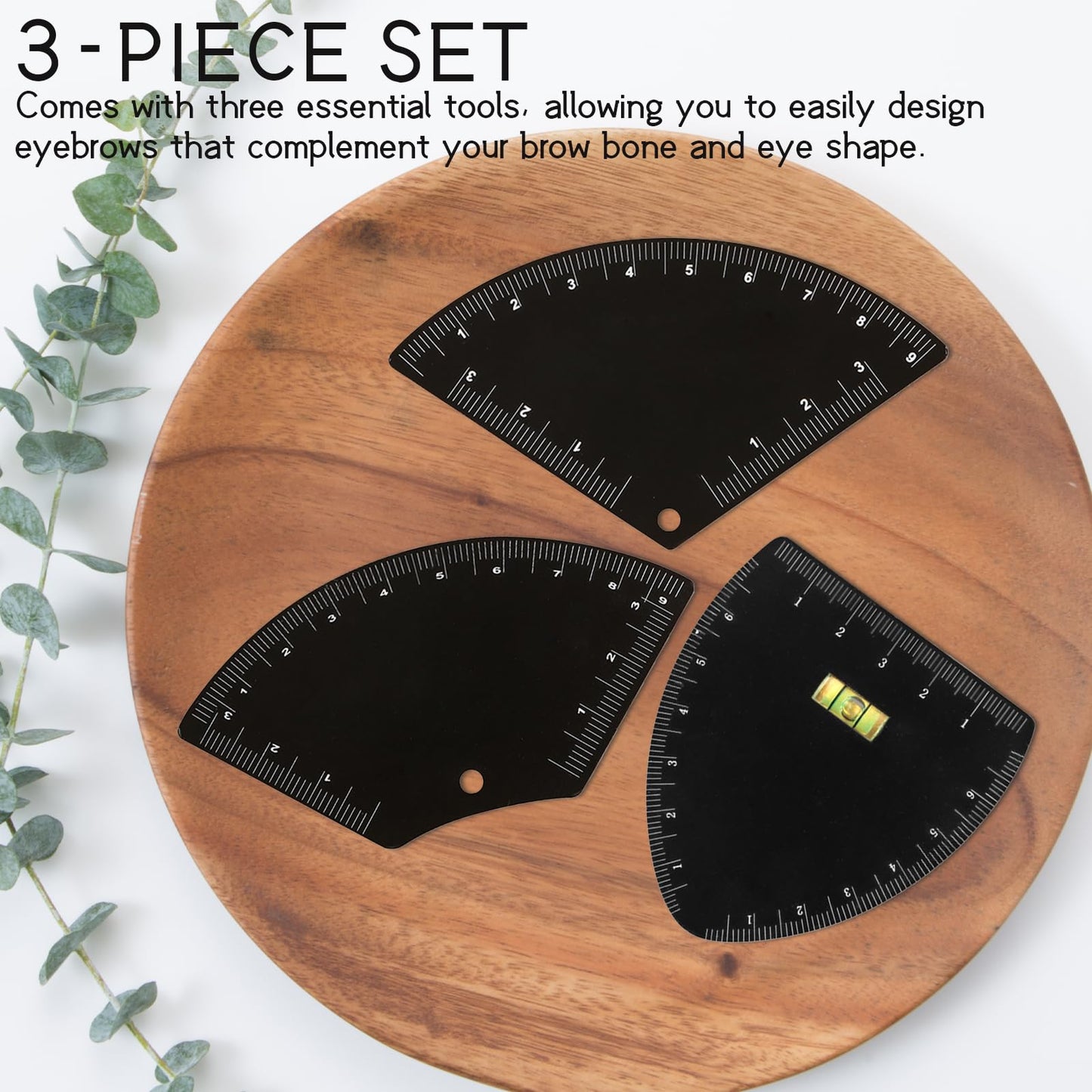 3 Pieces Eyebrow Ruler and Microblading Mapping Kit for Fast Eyebrow Design - Reusable Drawing Guide for Women and Men Beauty & Personal Care sacxi