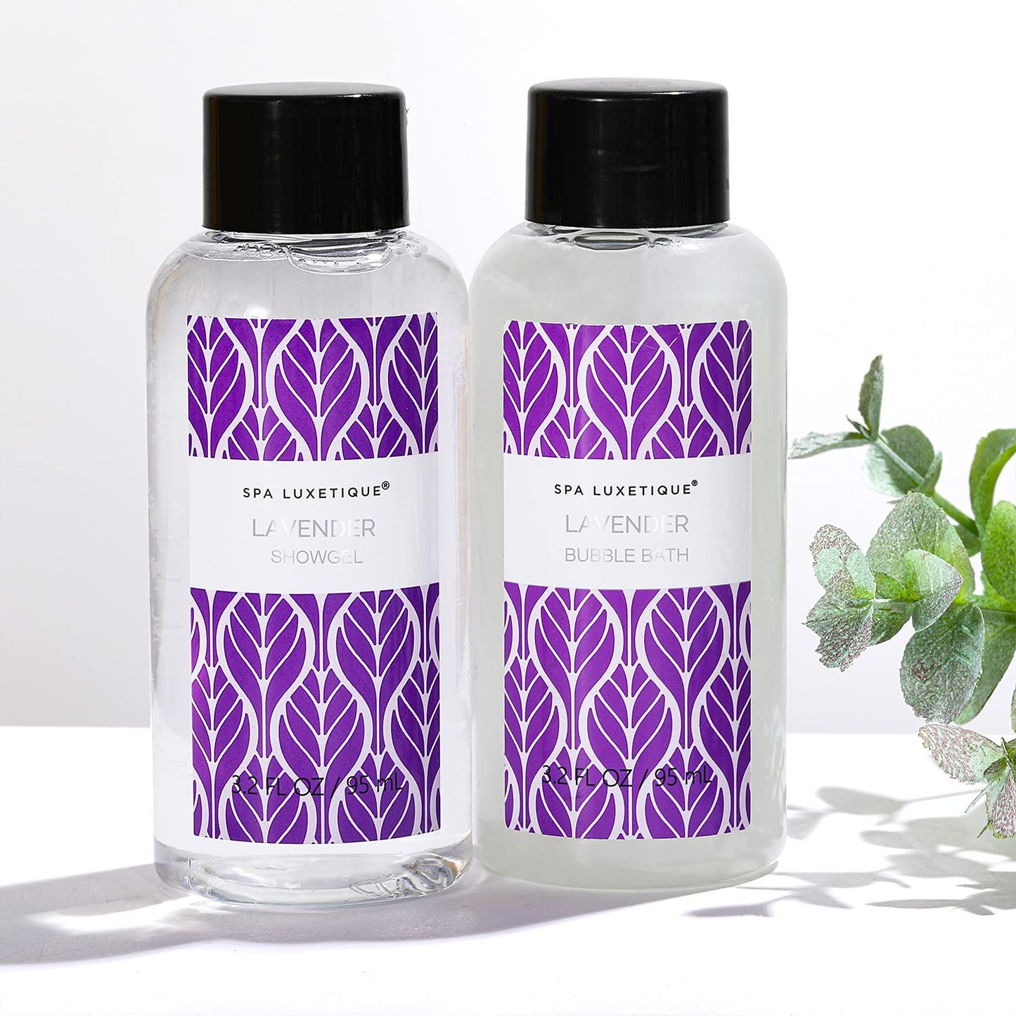 Spa Luxetique Lavender Spa Set, Bath Set for Women Gift, Relaxing Home Spa Kits Includes Body Lotion, Shower Gel, Bubble Bath, Hand Cream, Birthday Beauty & Personal Care spa luxetique