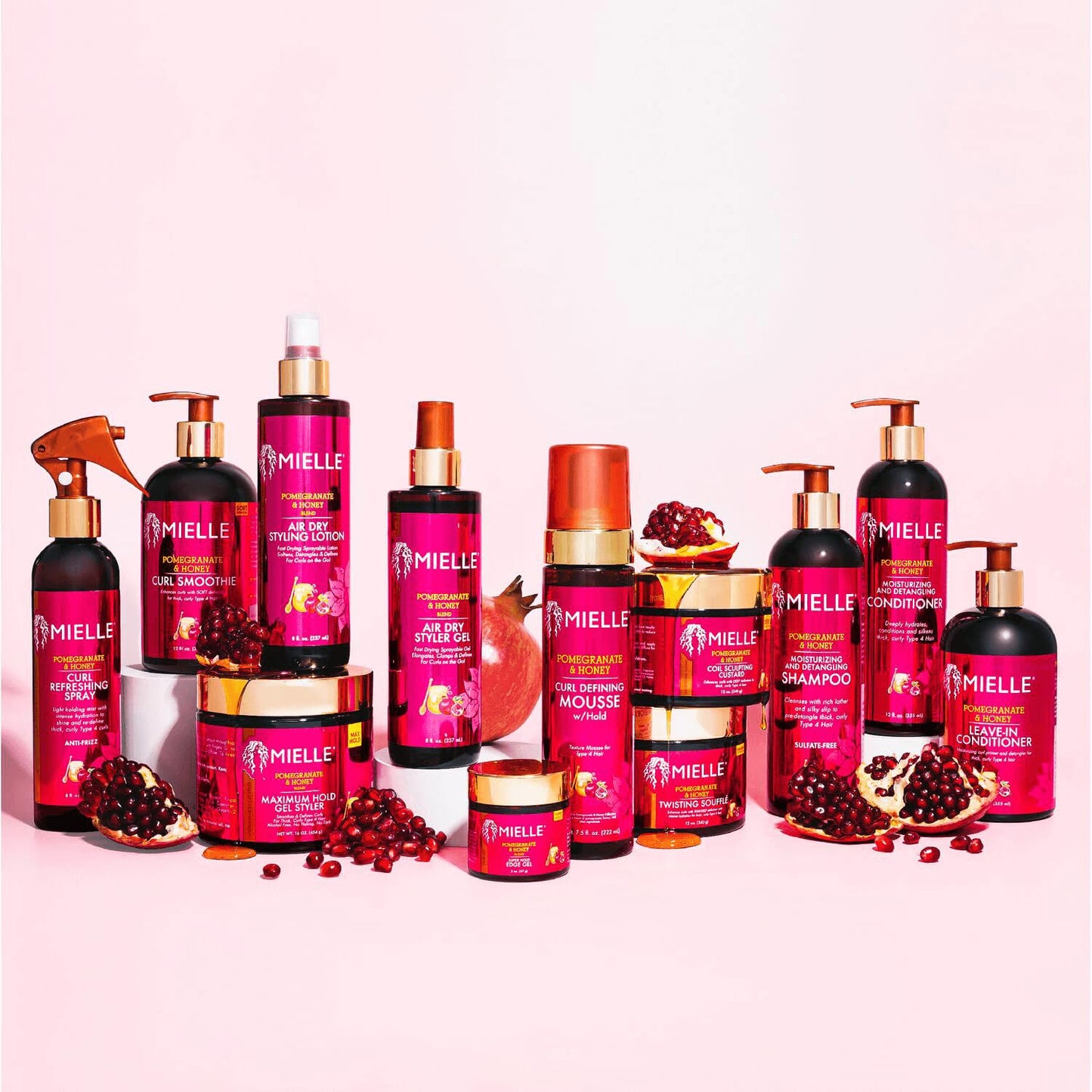 Mielle Pomegranate & Honey Air Dry Styler Lotion 8 Oz (Pack of 1) Beauty & Personal Care Mielle