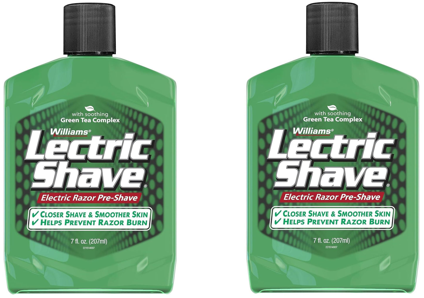 Williams Lectric Shave, Electric Razor Pre-Shave, 7 Ounce (Pack of 2) Beauty and Personal Care Williams Default Title