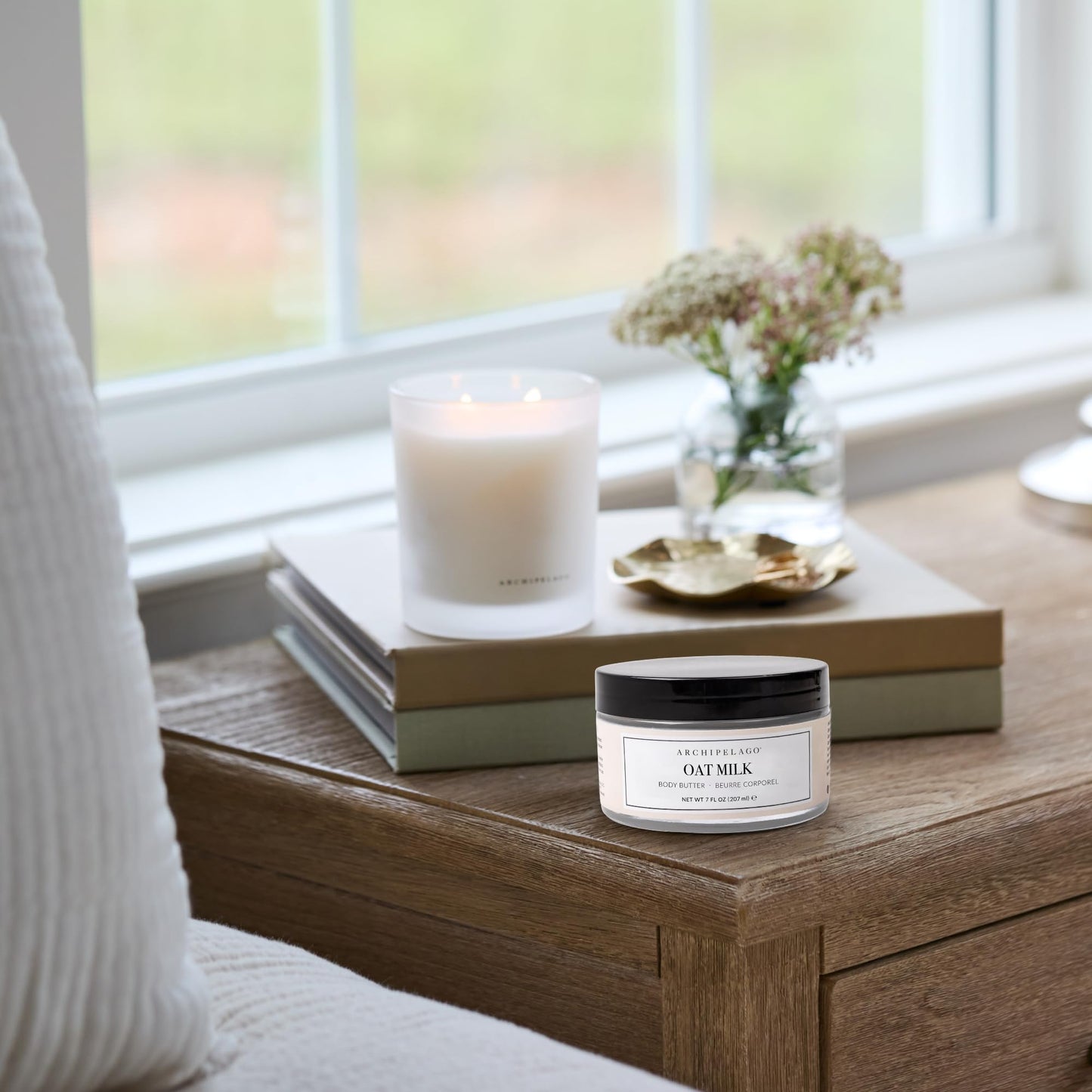 Archipelago Botanicals Oat Milk Body Butter, Deep Hydrating Oat Milk Moisturizer for Soft Smooth Skin, Rich Non-Greasy Formula, Paraben-Free Beauty & Personal Care Archipelago Botanicals