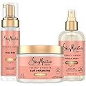 SheaMoisture Curl Care Bundle, Coconut & Hibiscus, Curl Enhancing Smoothie, Hold & Shine Moisture Mist, Frizz Free Mousse for Curly Hair, Wavy Styles Beauty & Personal Care SheaMoisture