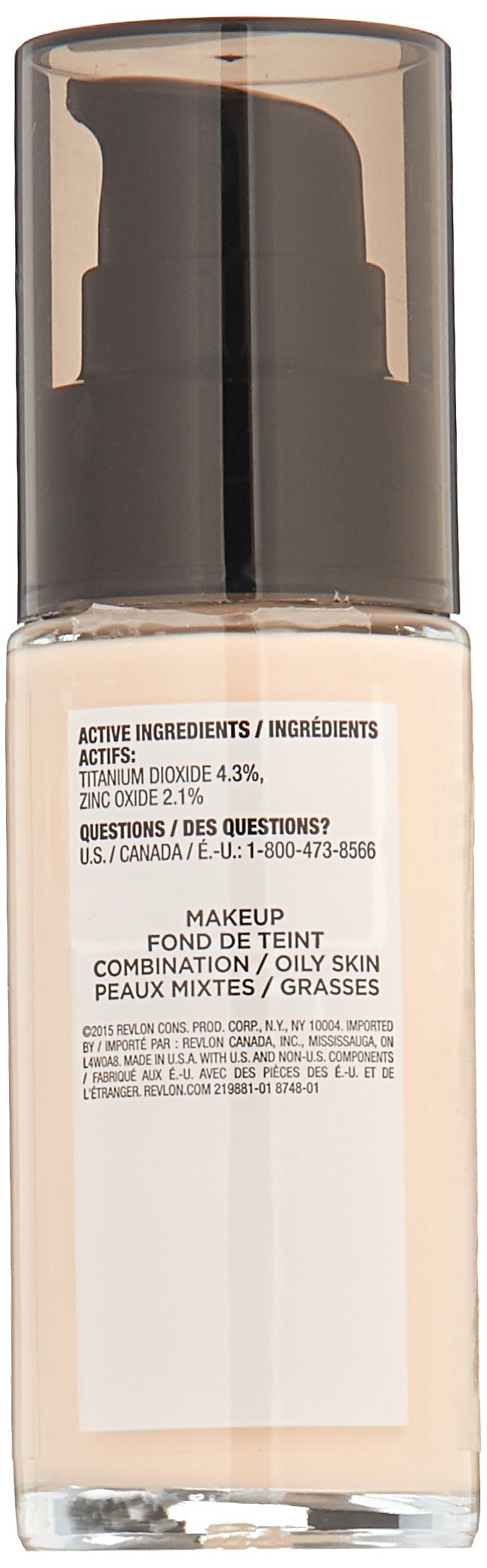 Revlon ColorStay Makeup with SoftFlex SPF6 Combination/Oily Skin 110 Ivory, 1 Ounce Beauty & Personal Care REVLON
