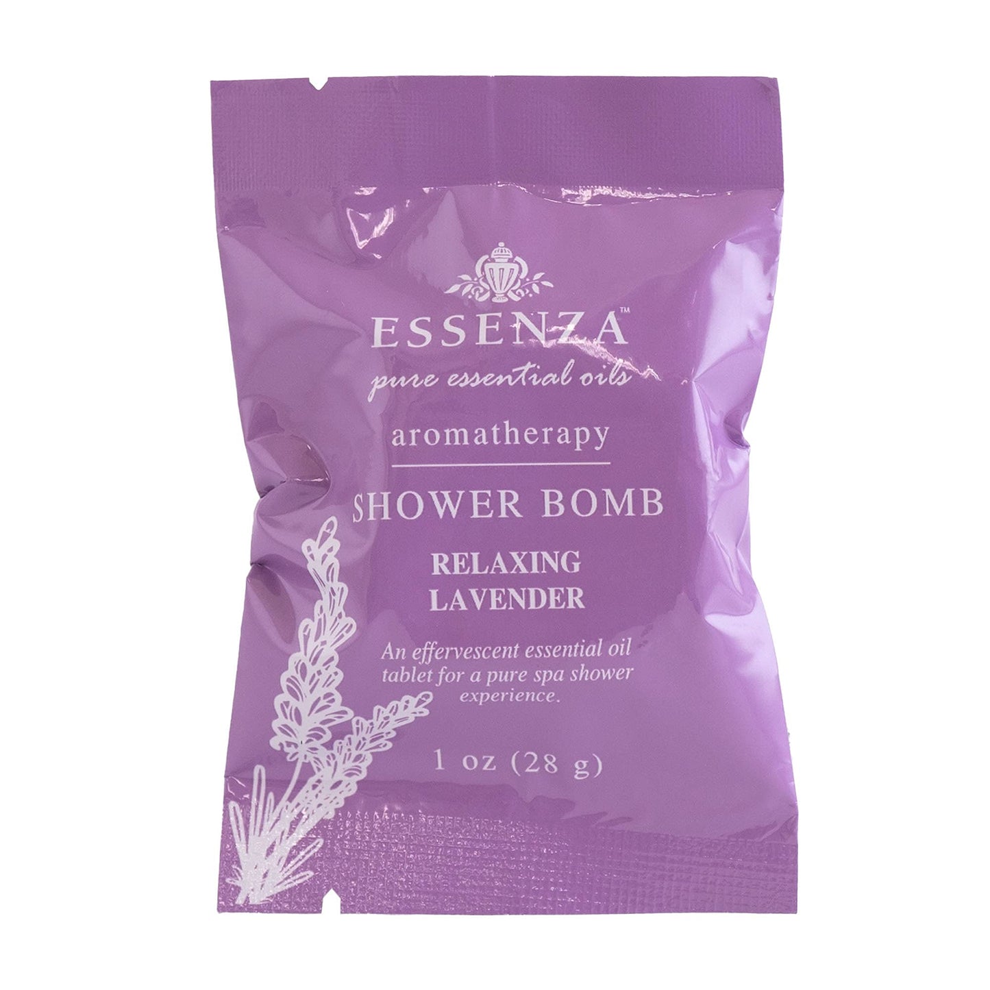 Essenza Shower Bombs 14pc Bin - Revitalizing Eucalyptus & Relaxing Lavender Aromatherapy Luxury Shower Bombs - Height 8.125” Width 5.5” Depth 4.125”… Beauty & Personal Care ESSENZA