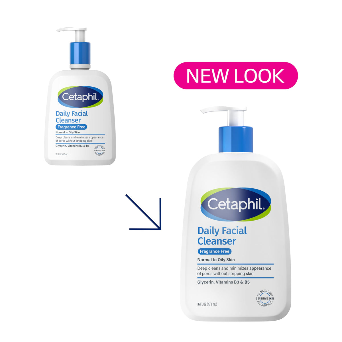 Cetaphil Face Wash, Daily Facial Cleanser for Sensitive, Combination to Oily Skin, 16 Oz, Fragrance Free, Gentle Foaming, Soap Free, Hypoallergenic Beauty & Personal Care Cetaphil