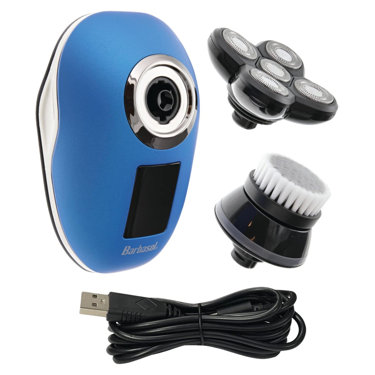 Barbasol Rechargeable LCD Head Shaver Beauty and Personal Care XTREME