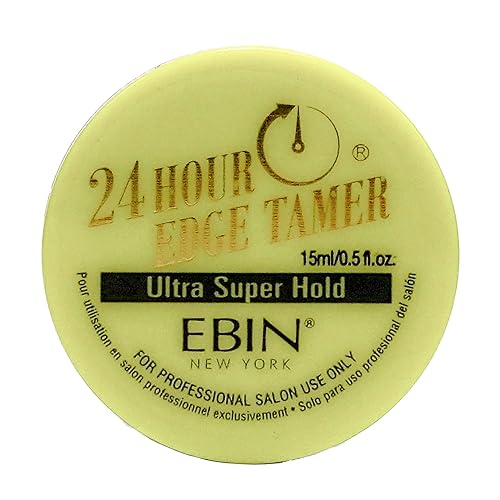 EBIN NEW YORK 24 Hour Edge Tamer Ultra Super Hold - Edge Control Gel with Argan Oil & Castor Oil, No White Residue for Sleek Natural Hair, Styling Beauty & Personal Care EBIN NEW YORK