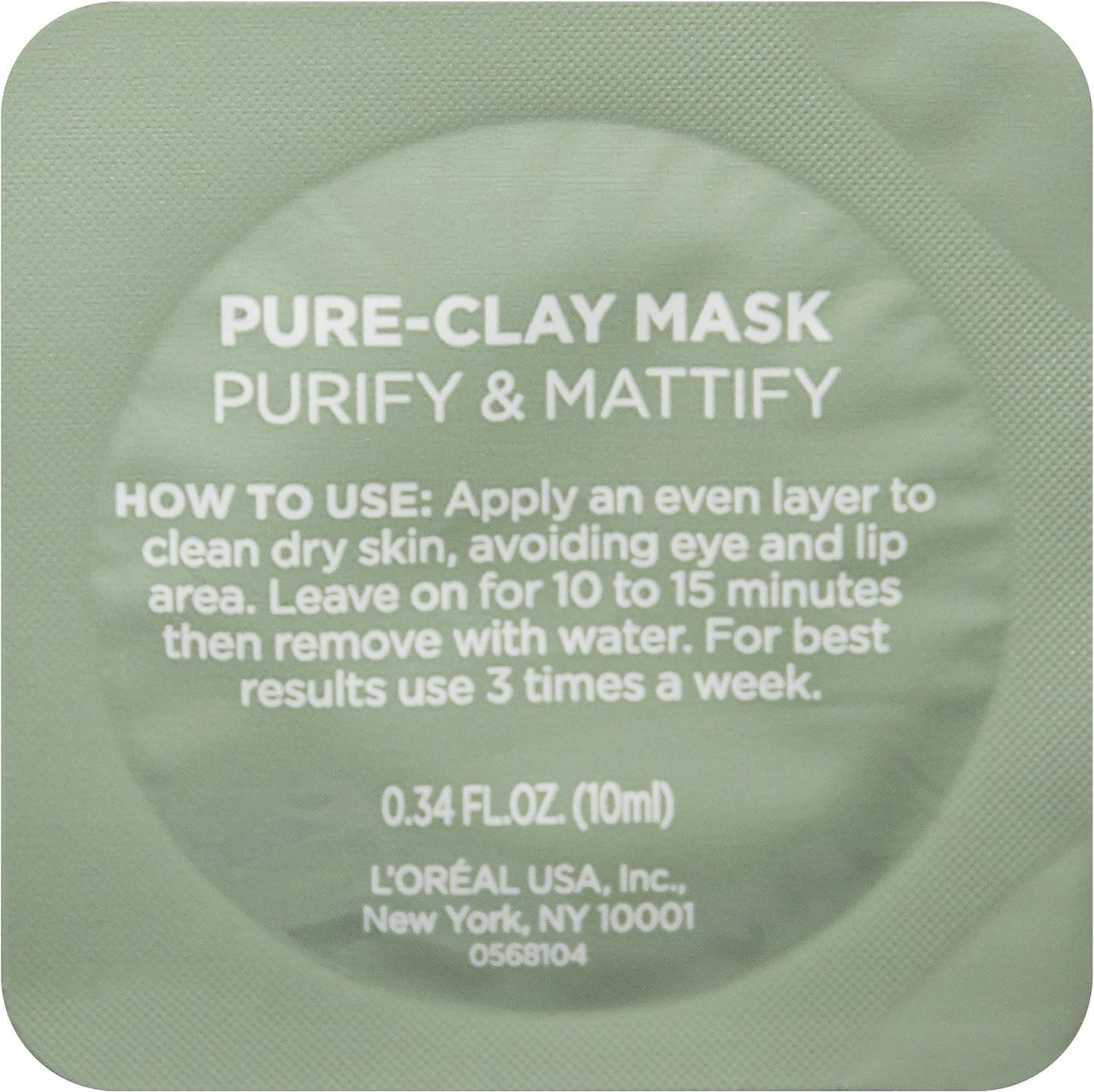 L'Oréal Paris Skincare Pure-Clay Face Mask Trial Size Set, Includes 3 Different Face Masks Made With Charcoal, Red Algae and Eucalyptus, Set Beauty & Personal Care L'Oreal Paris