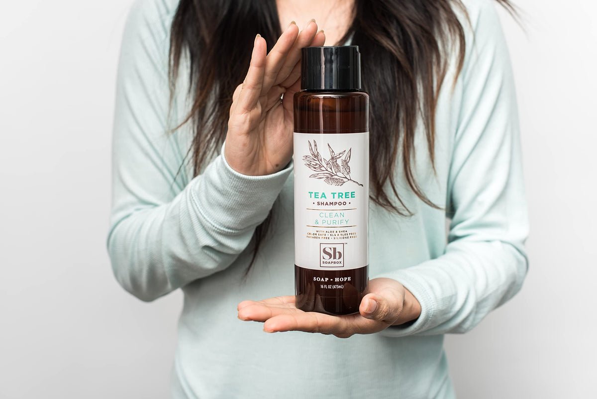 SoapBox Tea Tree Clean & Purity Hair Shampoo, 16 Oz Beauty & Personal Care Soapbox