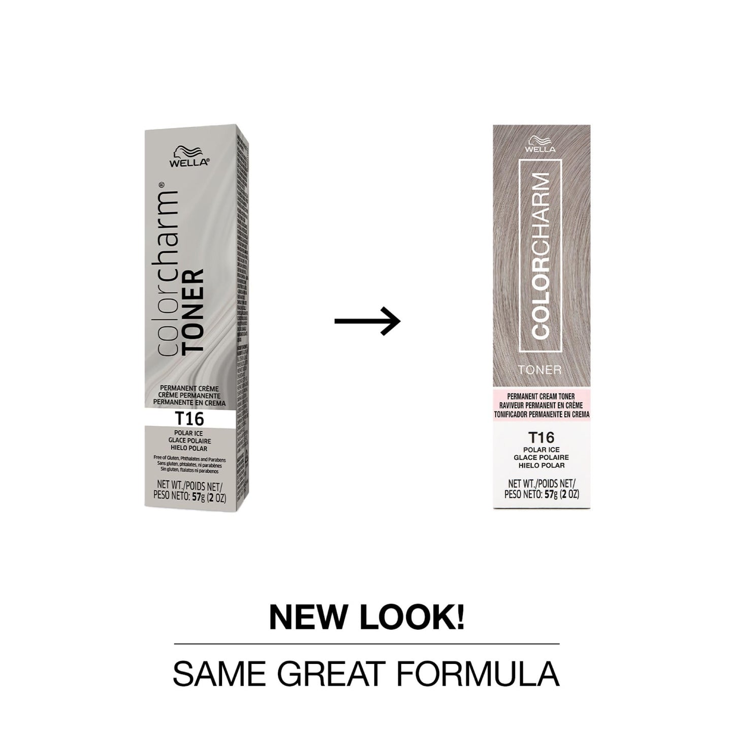 COLORCHARM Permanent Cream Toner | Neutralize Brass | Free of Animal-Derived Ingredients, Parabens & Gluten Free | T16 Polar Ice | 2 oz Beauty and Personal Care COLORCHARM