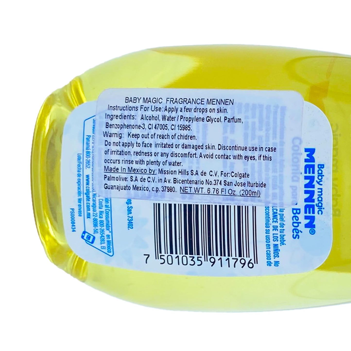 Baby Magic Hypoallergenic Cologne for Babies, Alcohol Based, 6.76 Fl Oz, 200ml Beauty & Personal Care MENNEN