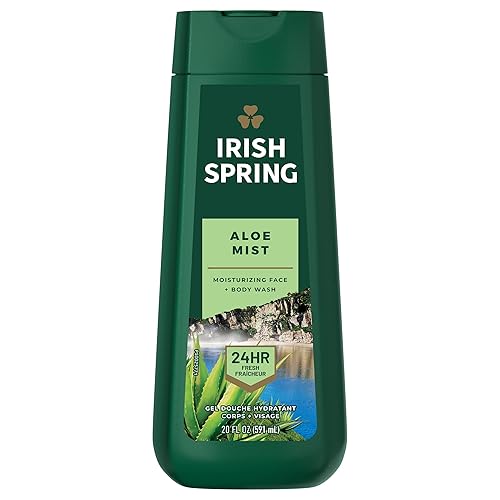 Irish Spring Men's Body Wash Shower Gel, Aloe Vera - 20 fluid ounce (Pack of 6) Beauty & Personal Care Irish Spring
