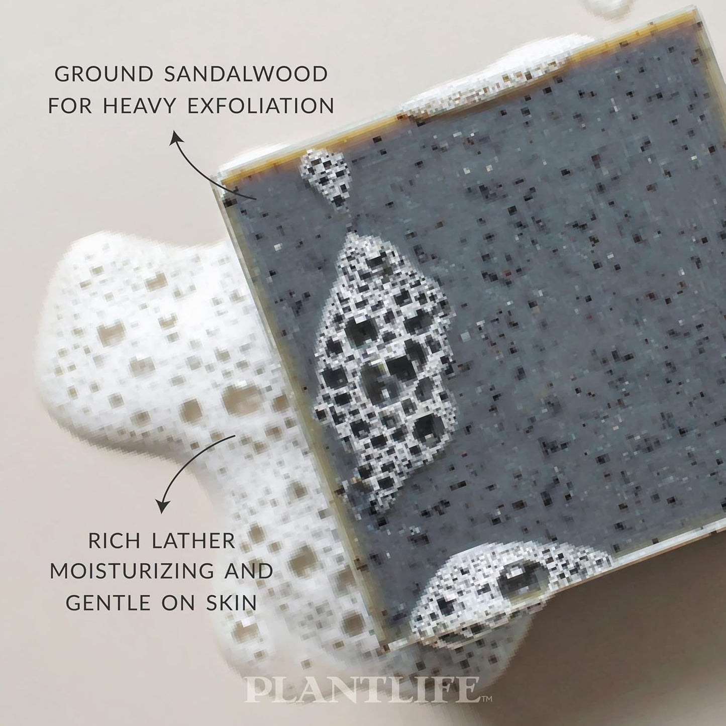 Plantlife Sandalwood Bar Soap Pack of 2 - Moisturizing and Soothing Soap for Your Skin - Hand Crafted Using Plant-Based Ingredients - Made in Beauty & Personal Care Plantlife