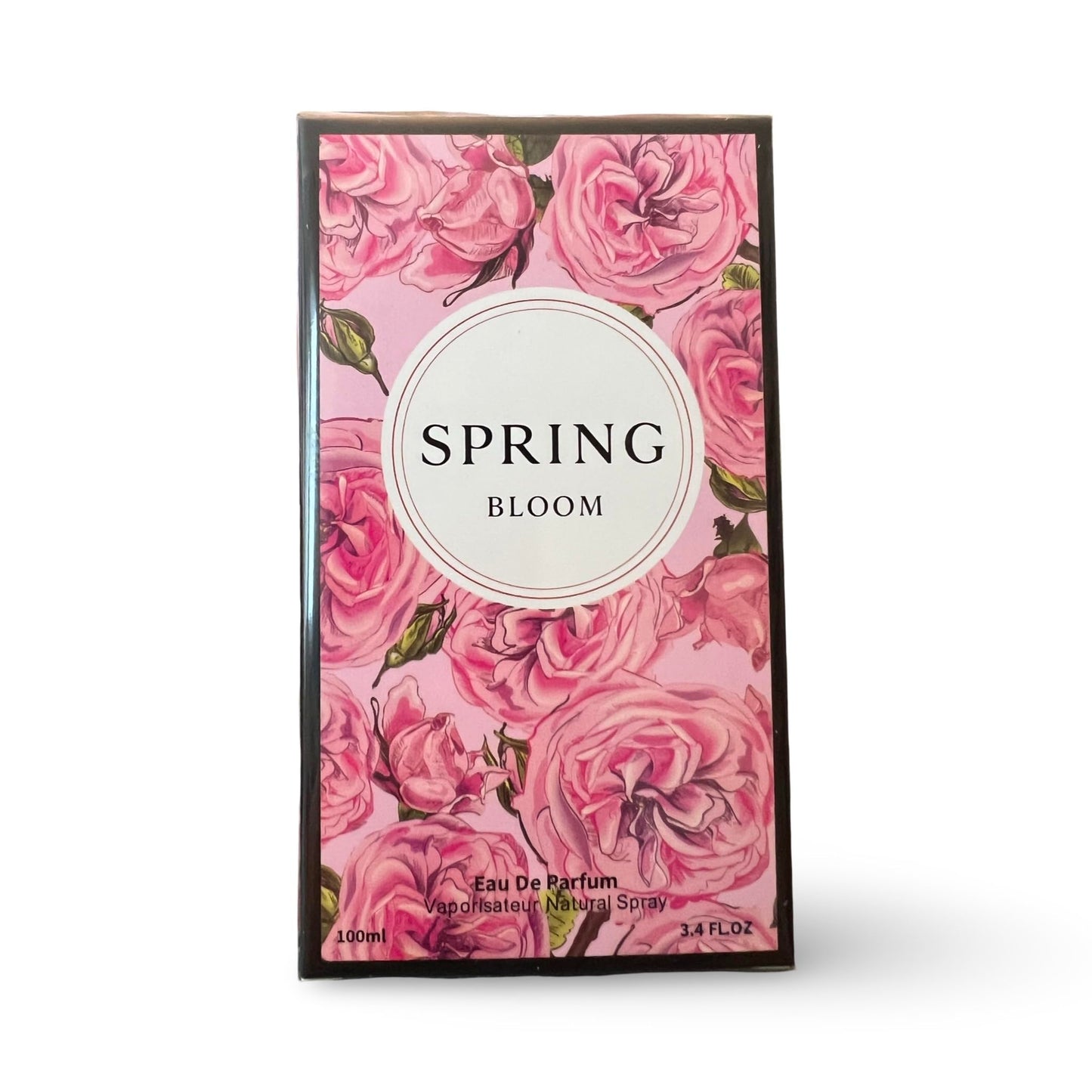 Secret Plus SPRING BLOOM Eau de Parfum, Floral Jasmine and Tuberose Fragrance, Natural Spray, Pink Rose Design, 3.4 Fl Oz Beauty & Personal Care Secret Plus