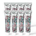 Waterproof Red White Blue Hair Glitter Stick for Patriotic Celebrations &Game Days, 4th of July Glitter Stick, Sparkling Face&Body Makeup with Star Beauty & Personal Care AprYew