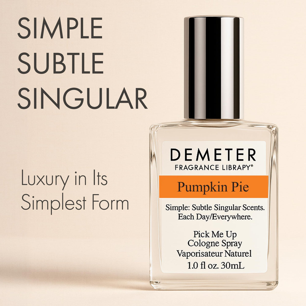 DEMETER Natural Perfume Spray Cologne for Women and Men, Pumpkin Pie, 1 oz Beauty & Personal Care DEMETER