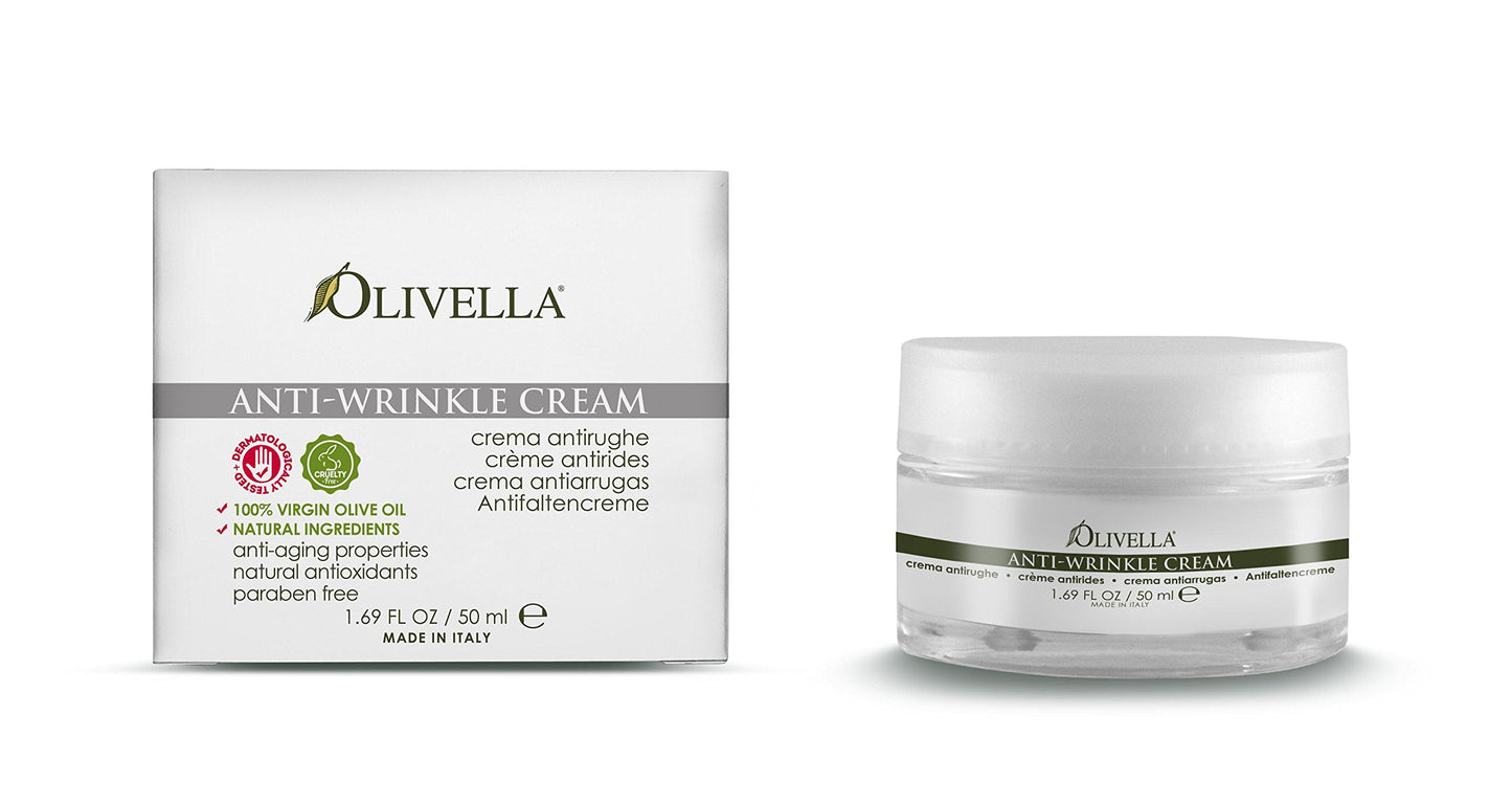 Olivella Anti-Wrinkle Cream, Olive, 1.69 Fluid Ounce, 207125 Beauty & Personal Care Olivella